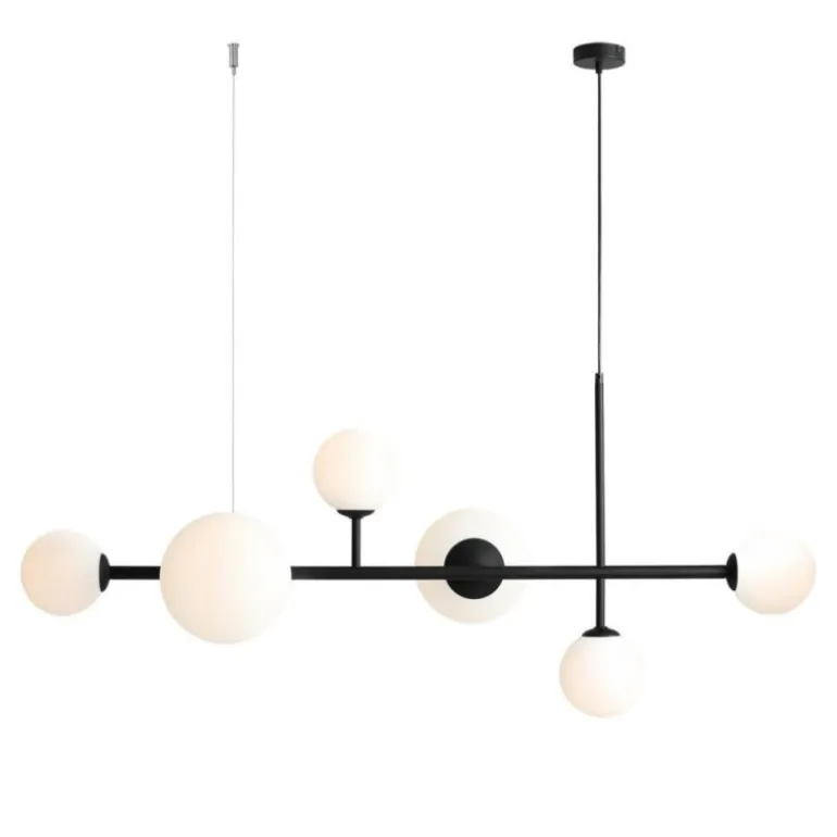 Aldex Dione 6 black - lampa wisząca