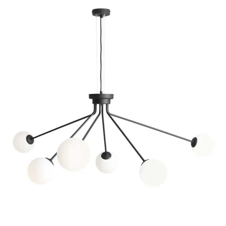 Aldex Holm 6 black - lampa wisząca