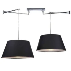 Azzardo Natalia 2S lampa na wysięgniku, dwa abażury