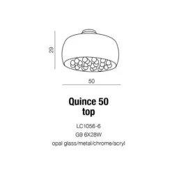 Azzardo Quince 50 top lampa sufitowa
