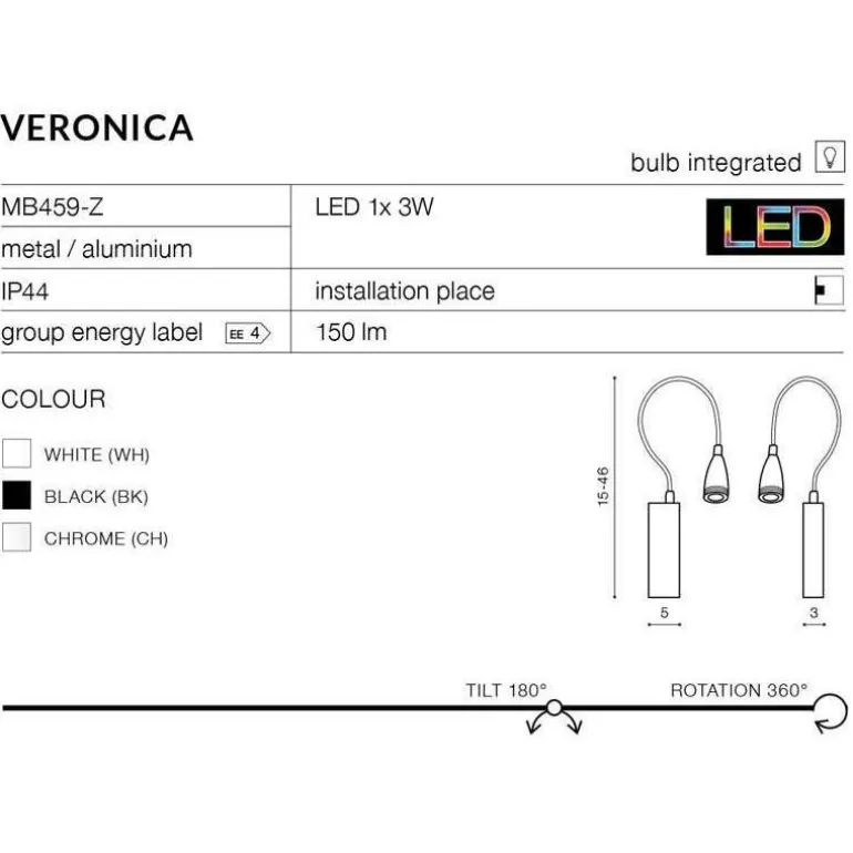 Azzardo Veronica IP44