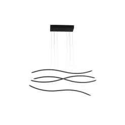 Azzardo Waves BK - lampa wisząca