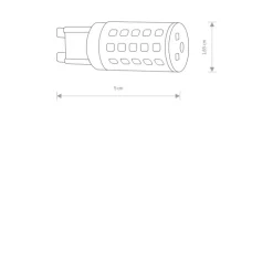Bulb led g9, 4w 7503