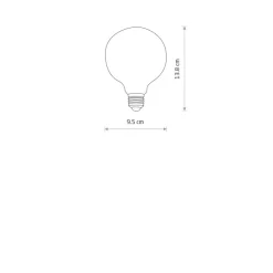 Bulb vintage led e27, 6w 10593