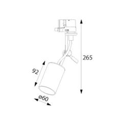 Cleoni Minoris Track reflektor do szynoprzewodu szyny