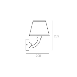 Cosmo Light Atlanta W01964AU-WH - kinkiet