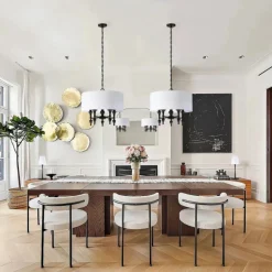 Cosmo Light Austin P05203BK-WH - lampa wisząca