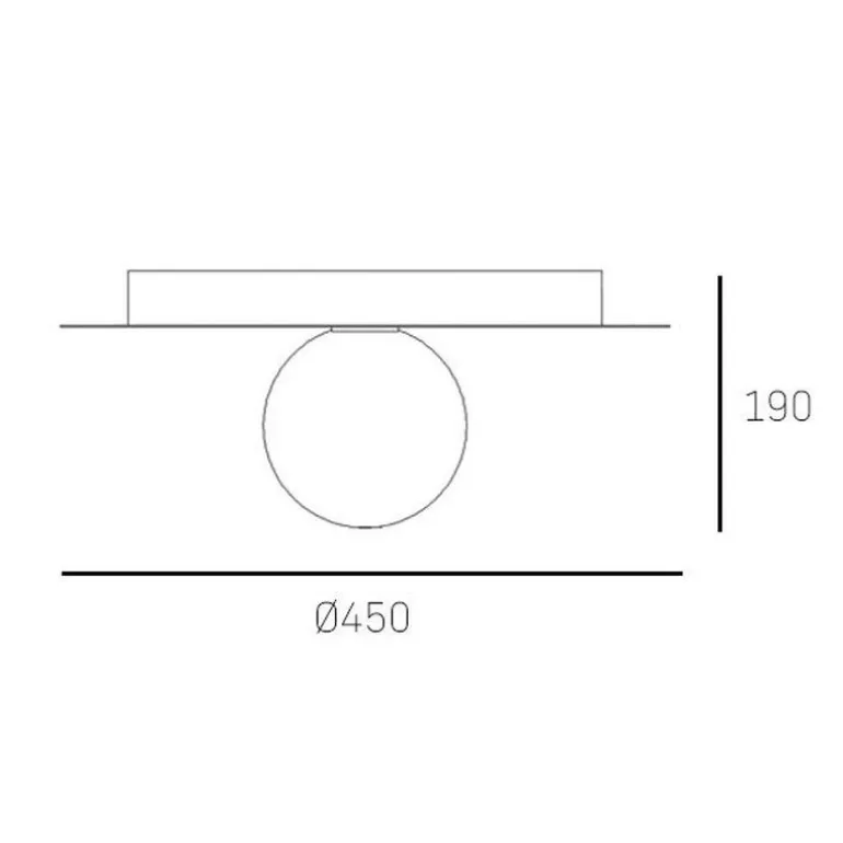 Cosmo Light Cape Town C01919BR - plafon