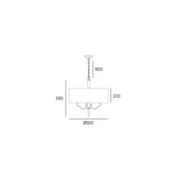 Cosmo Light Washington żyrandol