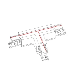 Ctls power t connector, left 1 (t-l1) 8244