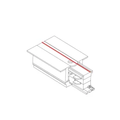 Ctls recessed power end cap, left (pe-l) 8235