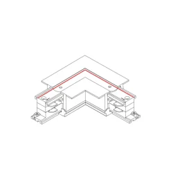 Ctls recessed power l connector, left (l-l) 8683