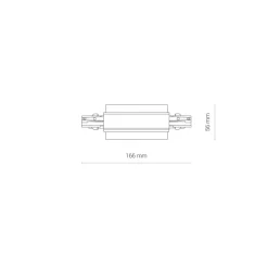 Ctls recessed power straight connector 8685