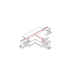 Ctls recessed power t connector, right 2 (t-r2) 8681