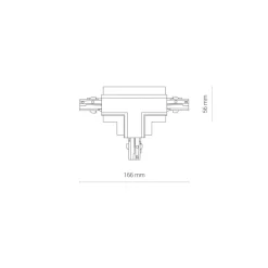 Ctls recessed power t connector, right 2 (t-r2) 8682