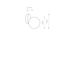 Ice Ball - kinkiet łazienkowy