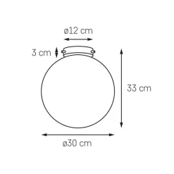 Kaspa Alur lampa sufitowa