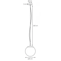 Kaspa Alur S White lampa wisząca