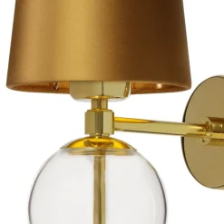 Kaspa Coco KN - kinkiet, abażur z tkaniny