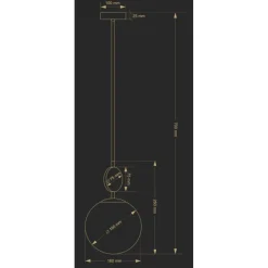 Kutek Dimaro ZW 1 160 - lampa wisząca