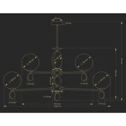 Kutek Dimaro ZWL 4 - lampa wisząca