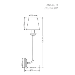 Kutek Mood Abano K-1 II - kinkiet