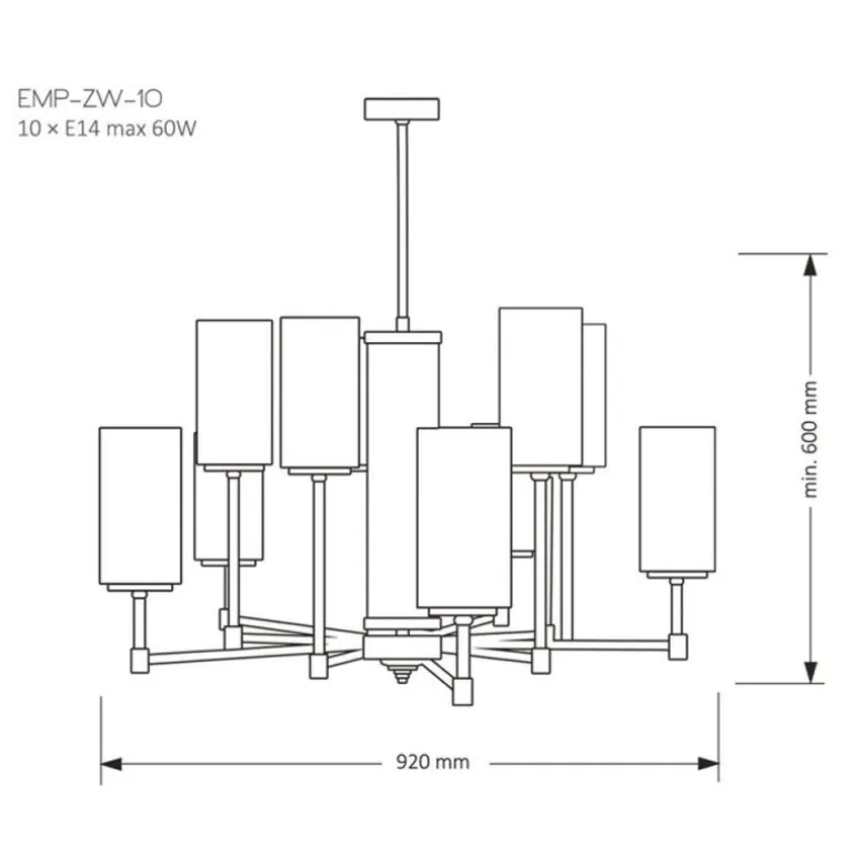 Kutek Mood Empoli - lampa wisząca