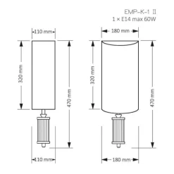 Kutek Mood Empoli K-1 II - kinkiet