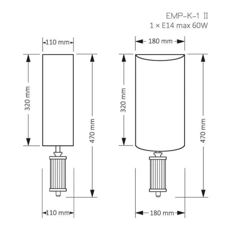 Kutek Mood Empoli K-1 II - kinkiet