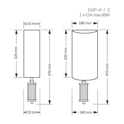 Kutek Mood Empoli K-1 II - kinkiet