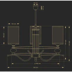 Kutek Ruta 3 - lampa wisząca