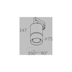 Labra Geit Mini do szyny szynoprzewodu