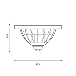Led smart es111 11w cct dimm wh - Azzardo