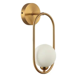 Lupus Kinkiet Mosiężna - kinkiet