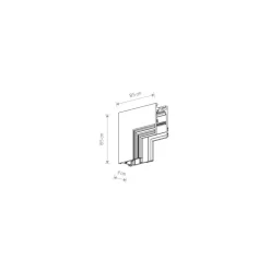 Lvm recessed inside corner 11623