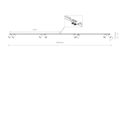 MONO 2x150 7698 - reflektor uniwersalny