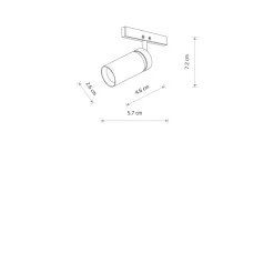 Nano - lvm spot zoom led 2w 11713