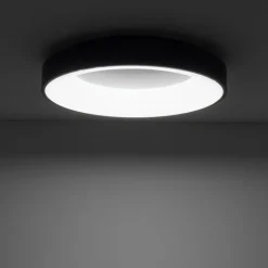 Nikki round led 11211 czarny plafon 48 cm 4000K