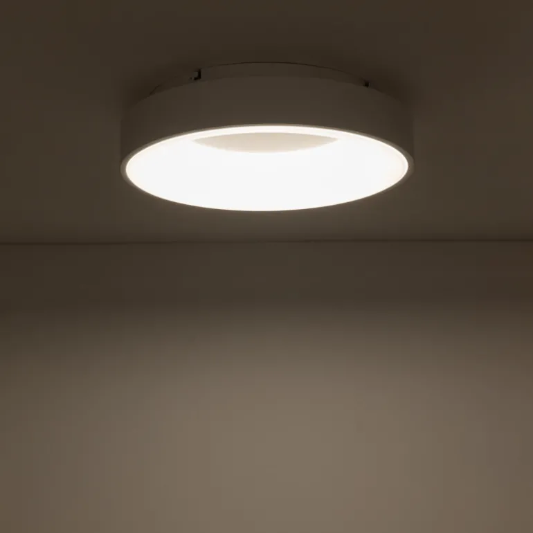 Nikki round led 11200 plafon biały 38 cm 3000K