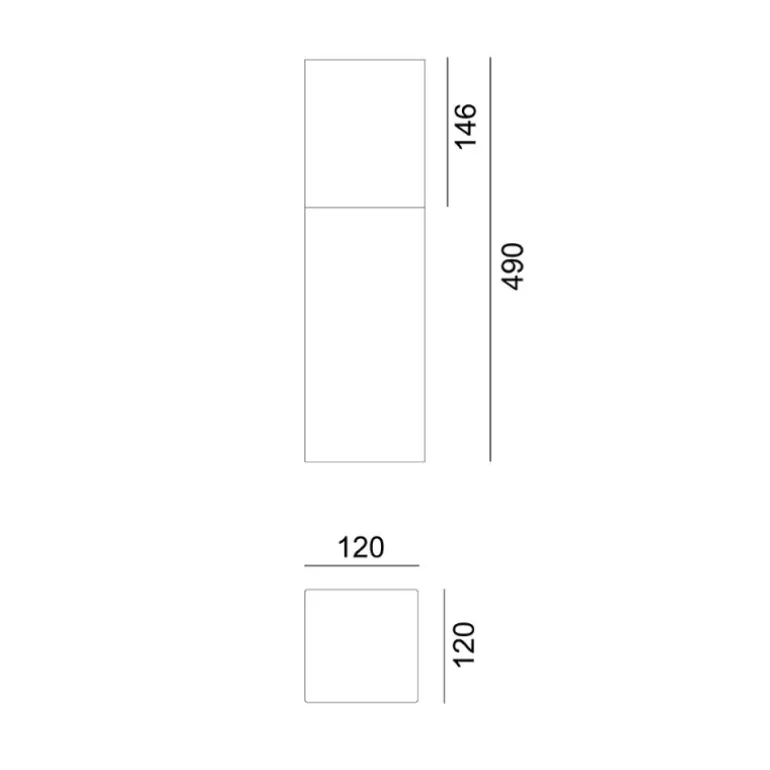 Norlys Arendal Słupek IP65