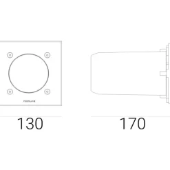 Norlys Rena 1553 - oprawa zewnętrzna wpuszczana