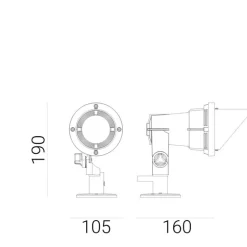 Norlys Sande 1592 - reflektor zewnętrzny uniwersalny