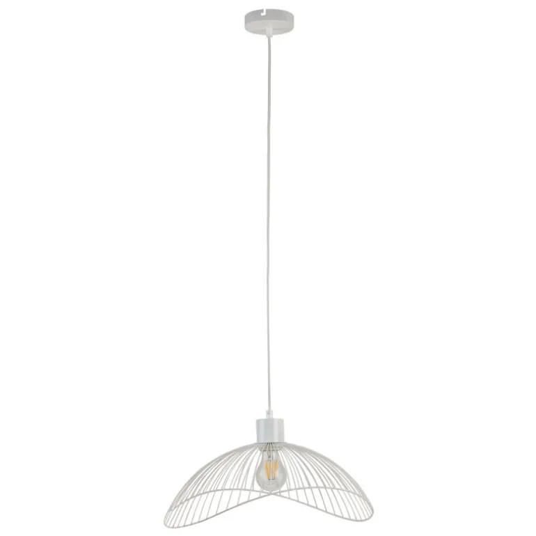 Nunez Wisząca Biała L - lampa wisząca