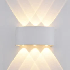 Ortelo Kinkiet Biała - kinkiet zewnętrzny