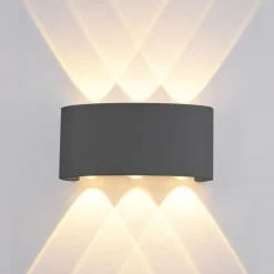 Ortelo Kinkiet Czarna - kinkiet zewnętrzny