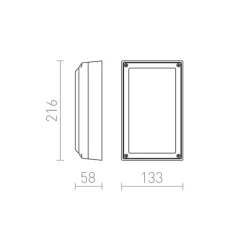 Redlux Aspen - kinkiet zewnętrzny IP54