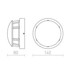 Redlux Faros - lampa zewnętrzna stojąca IP54