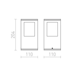 Redlux Ponder 20 - lampa zewnętrzna stojąca IP44