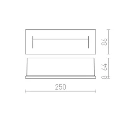 Redlux Rasq - oprawa zewnętrzna wpuszczana IP65