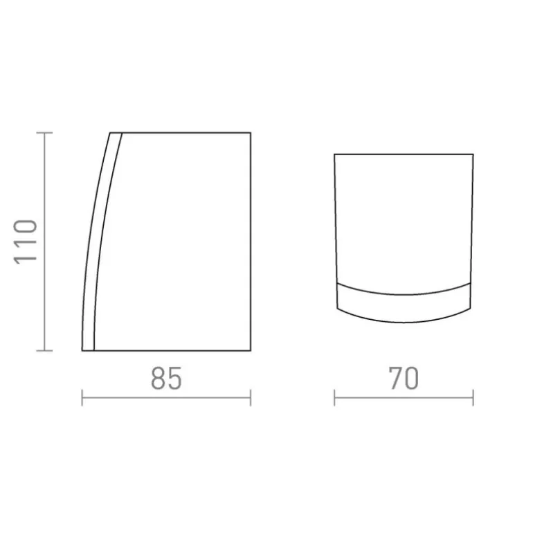Redlux Selma - kinkiet zewnętrzny IP54